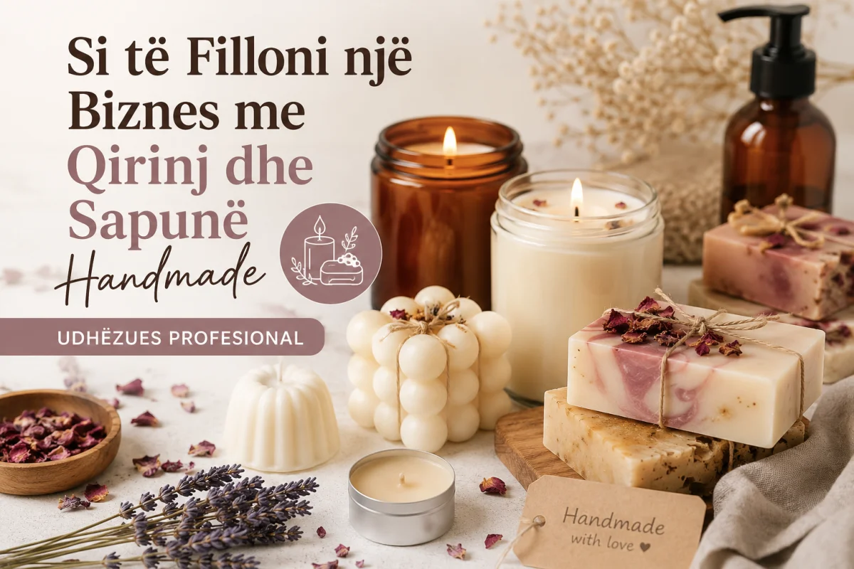 Si të Filloni një Biznes me Qirinj dhe Sapunë Handmade – Nga Pasioni në Një Markë të Suksesshme