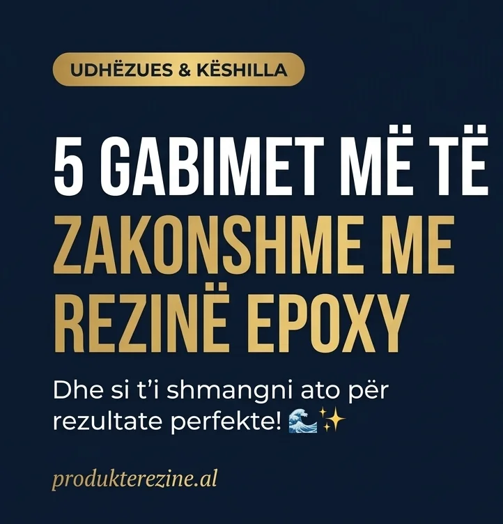 5 Gabimet Më të Zakonshme Gjatë Punës me Rezinë
