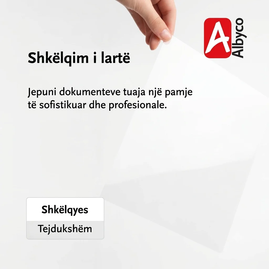 Fletë Laminimi A4 125 Micron – Paketë 100 Copë - foto 2