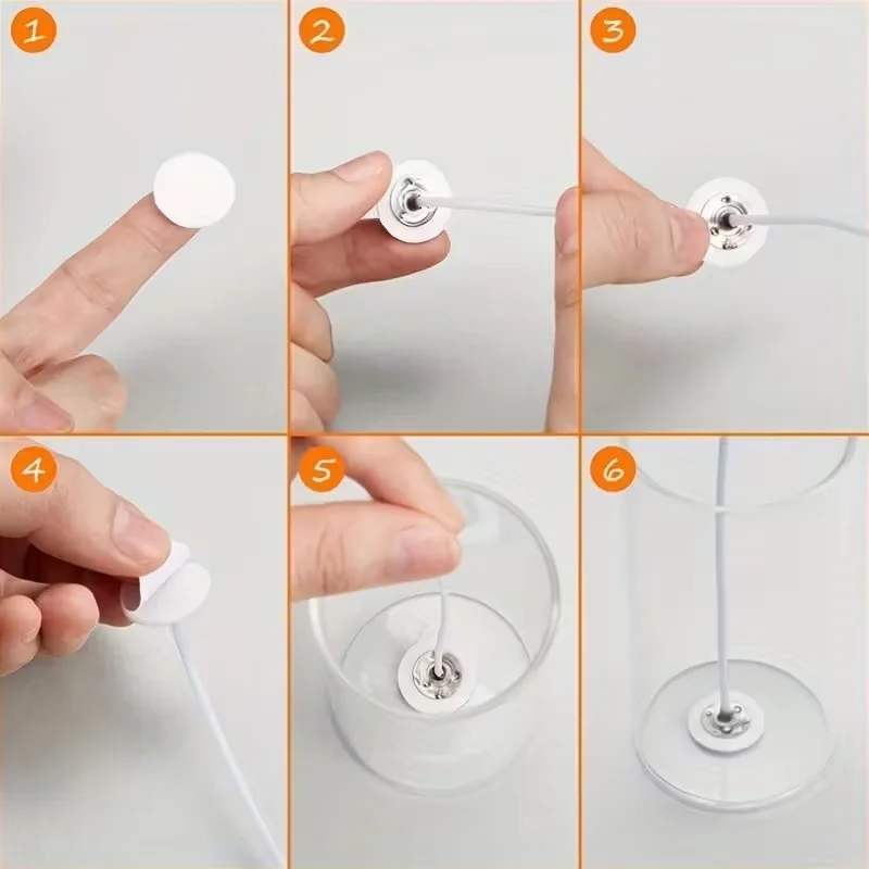 Ngjitëse për Fiksimin e Fitilit të Qirinjve (Set DIY) - foto 2