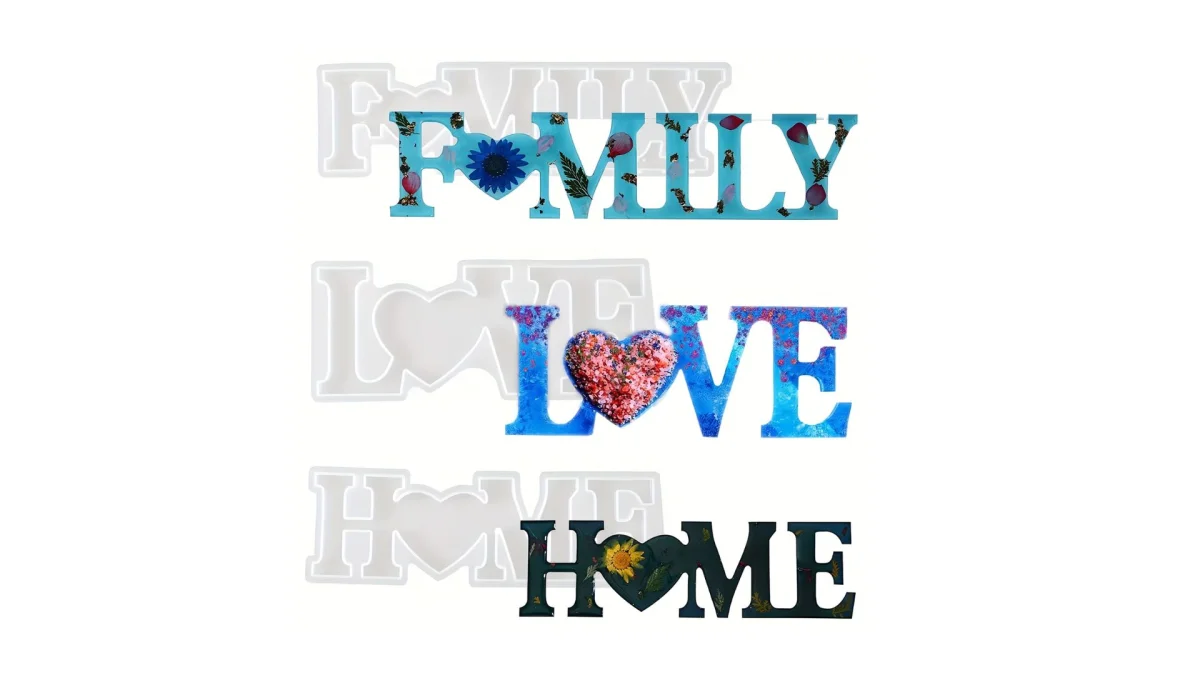 ormë Silikoni 3D me Fjalë për Resin Epoxy | Family Home Love