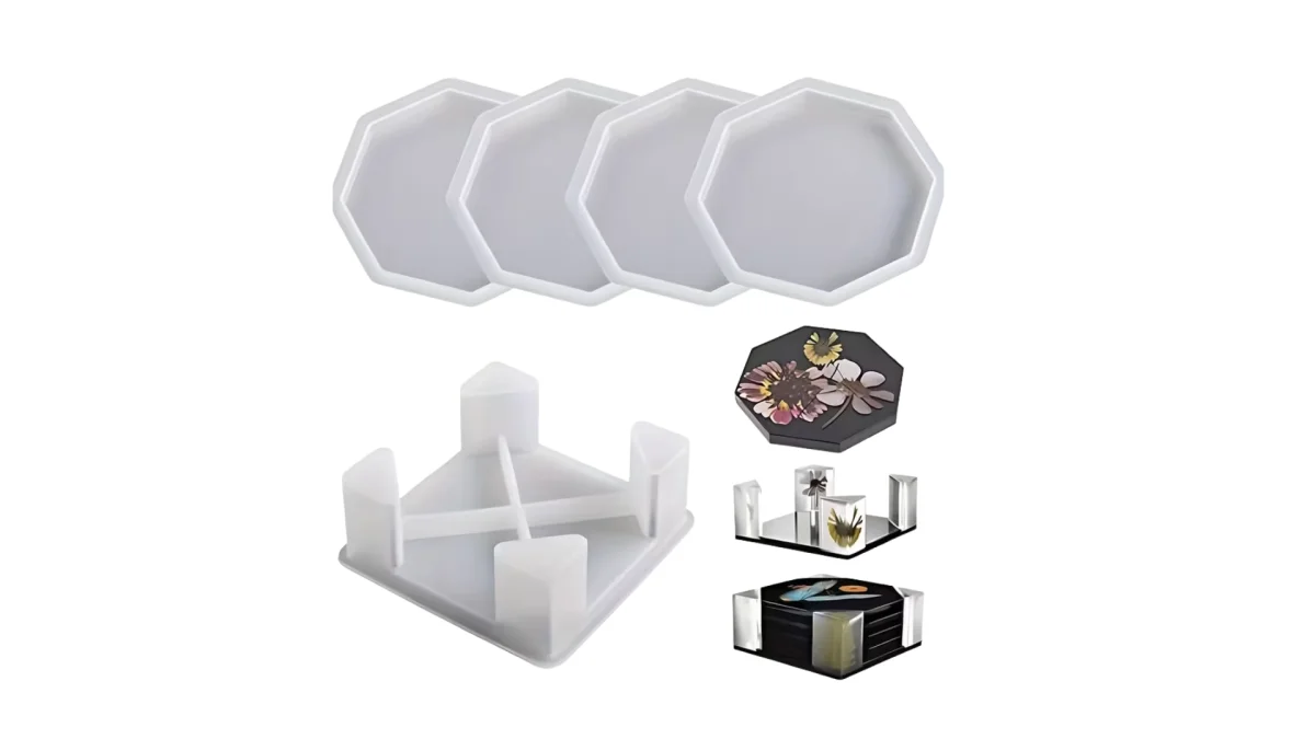 Set Forma Silikoni për Mbajtëse Gotash (Coasters)
