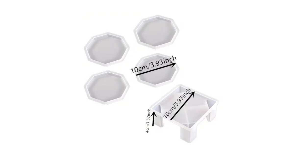 Set Forma Silikoni për Mbajtëse Gotash (Coasters) - foto 2